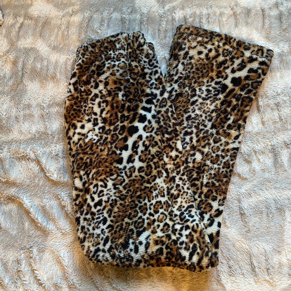 Soft Leopard Print PJ Bottoms